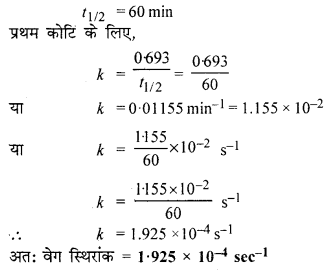 RBSE Solutions for Class 12 Chemistry Chapter 4 रासायनिक बलगतिकी image 8