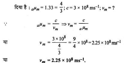 RBSE Solutions for Class 12 Physics Chapter 11 किरण प्रकाशिकी Numeric Q 2
