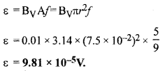 RBSE Solutions for Class 12 Physics Chapter 9 विद्युत चुम्बकीय प्रेरण Numeric Q 11.1
