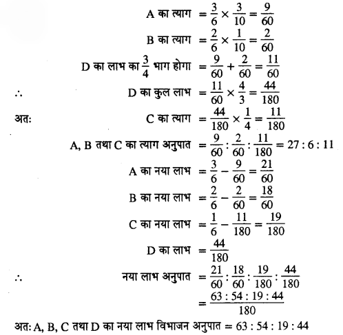 RBSE Solutions for Class 12 Accountancy Chapter 2 नये साझेदार का प्रवेश